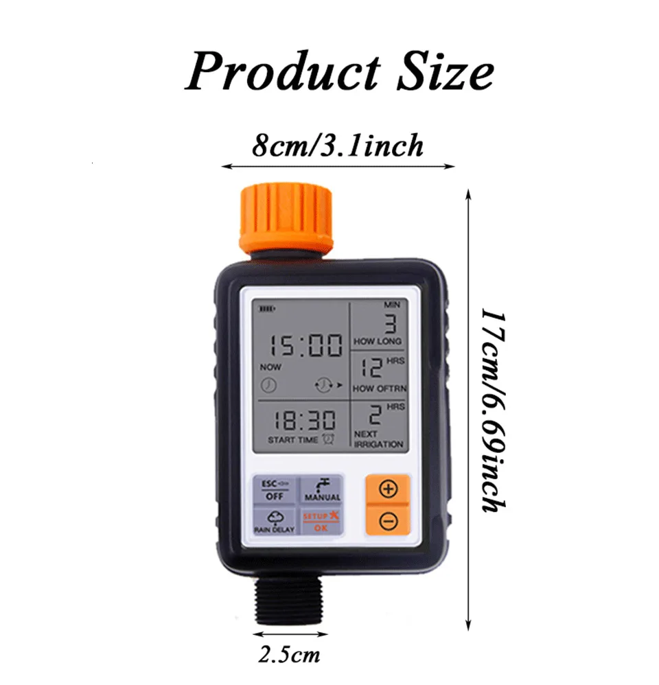 Новое интеллектуальное садовое автоматическое устройство орошения балкона большой экран автоматический полив таймер Сад капельного орошения серии
