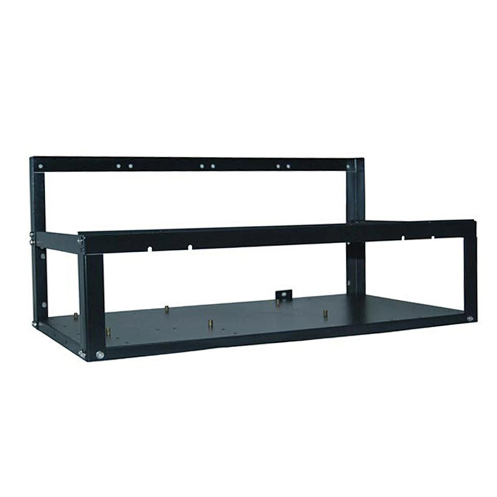 Stock available Steel Open Air Miner Mining Frame Rig Case Up to 6 GPU for Crypto Coin Currency Mining New 50x28.5x22.5cm