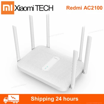 Original Xiaomi Redmi AC2100 Router 2.4G 5.0GHz 128MB RAM 2033Mbps Router Wifi Repeater Work with Mijia APP 1