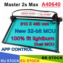 NEJE-impresora láser Master 2s Max A40640 CNC, máquina de grabado y corte de madera, enrutador, Control por aplicación