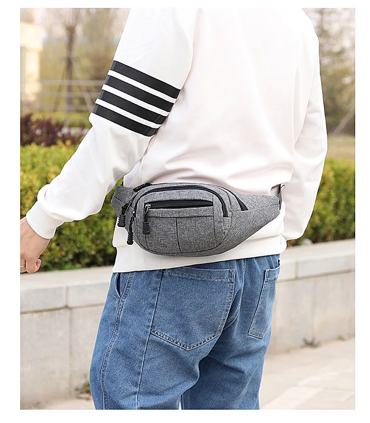 Men Waist Bag Fashion New Packs Purse Casual Large Phone Belt Hip Bag Heuptas Women's Travel Fanny Banana Bags