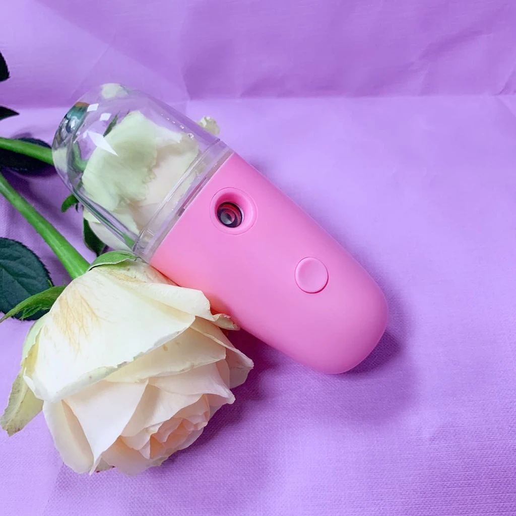 Portable Nano Facial Steamer Skin Moisturizing Tool Eyelash Extensions Handy Moisturizing Face Mist Sprayer