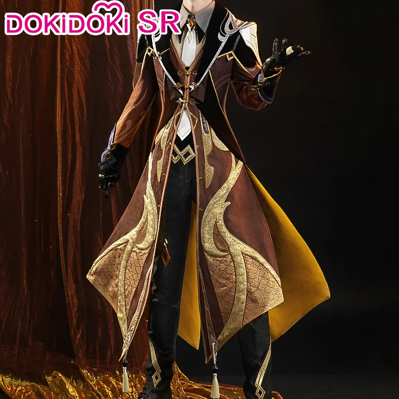 PRE SALE DokiDoki SR Game Genshin Impact Cosplay Zhongli Suit Zhong li Cosplay|Игровые костюмы| |