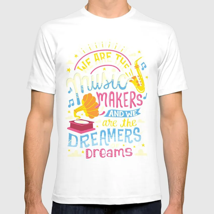 Музыка создатели и Мечтатели футболка мечта dreamer звезды ночь галактика Туманность музыка