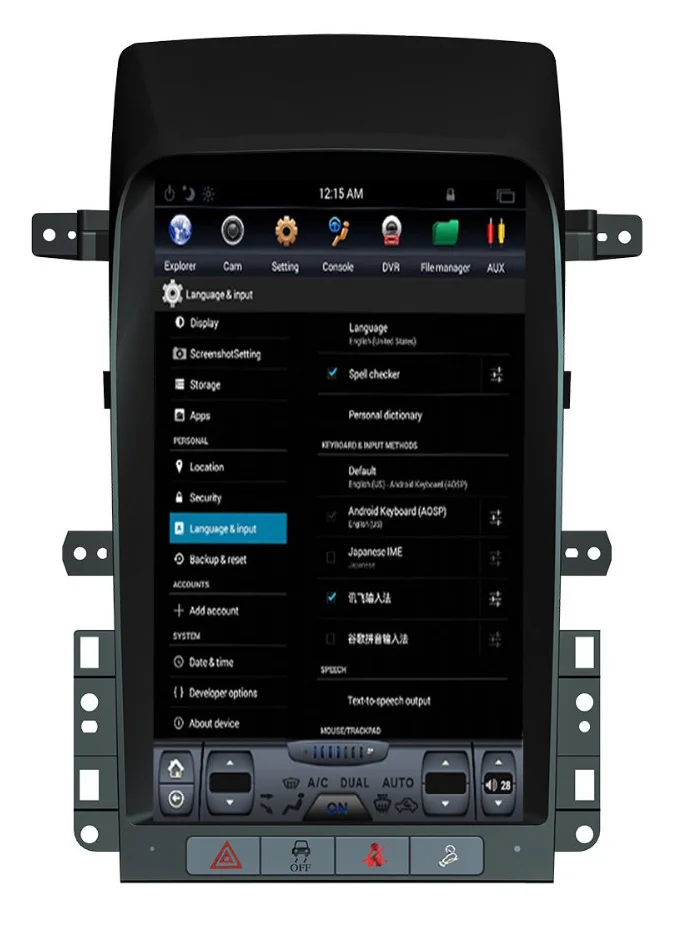 

13.6" tesla style vertical screen Six core android 8.1 Car GPS radio Navigation for Chevrolet captiva 2008-2017