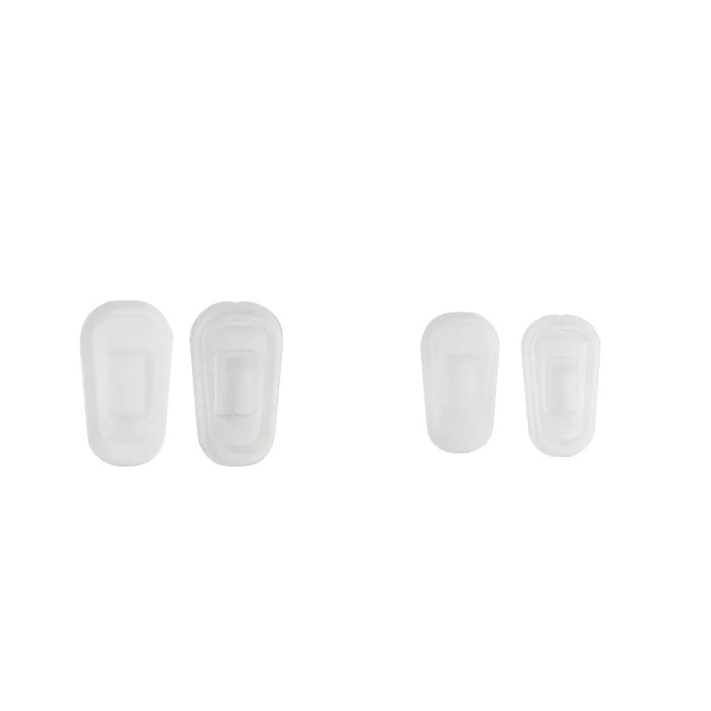 2Pairs/Lot Compressive Comfortable Silicone Airbag Soft Nose Pads On Glasses Embedding Cassette Anti-Slip Embolia Eyeglasses glasses nose pads