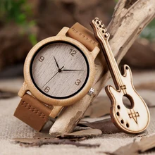 

BOBO BIRD Womens Casual Antique Round Bamboo Wooden Watches Men With Leather Strap Lady Wrist Watch Custom Logo Dropshippping