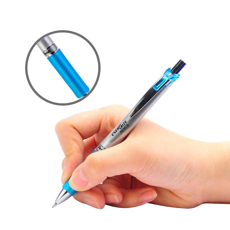4 шт. Pentel PL75 механический карандаш 0,5 мм металлический корпус Топ ластик пресс тип свинцовые карандаши для школьных принадлежностей