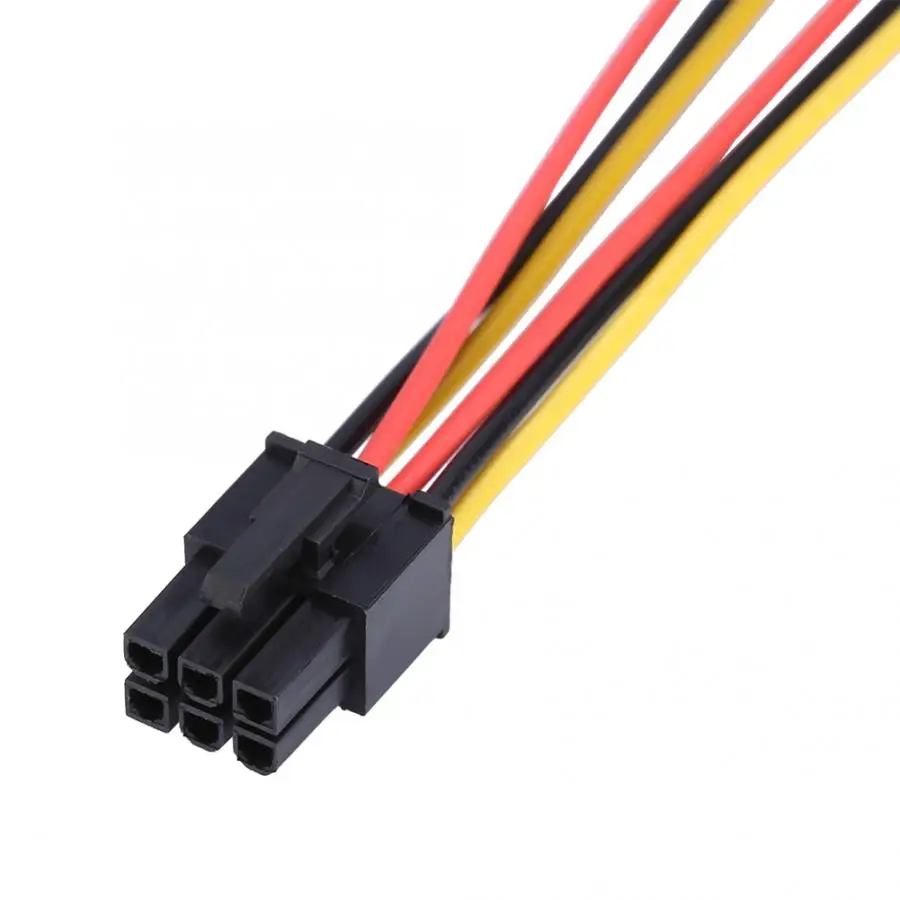 2 IDE двойной 4pin IDE штекер 6 Pin женский PCI-E Y IDE кабель питания адаптер Разъем для видео ca Ecpress разъем питания