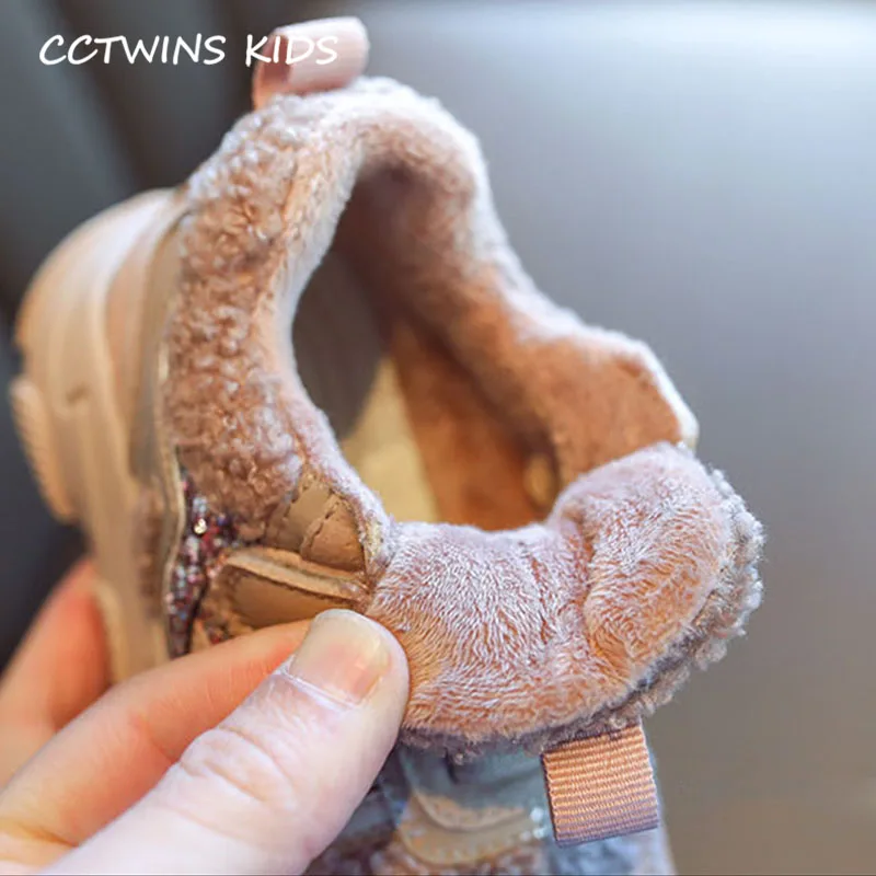 CCTWINS/детская обувь; коллекция года; Сезон Зима; модная детская обувь из натуральной кожи; блестящие спортивные кроссовки для девочек; повседневные кроссовки для малышей; FS3129
