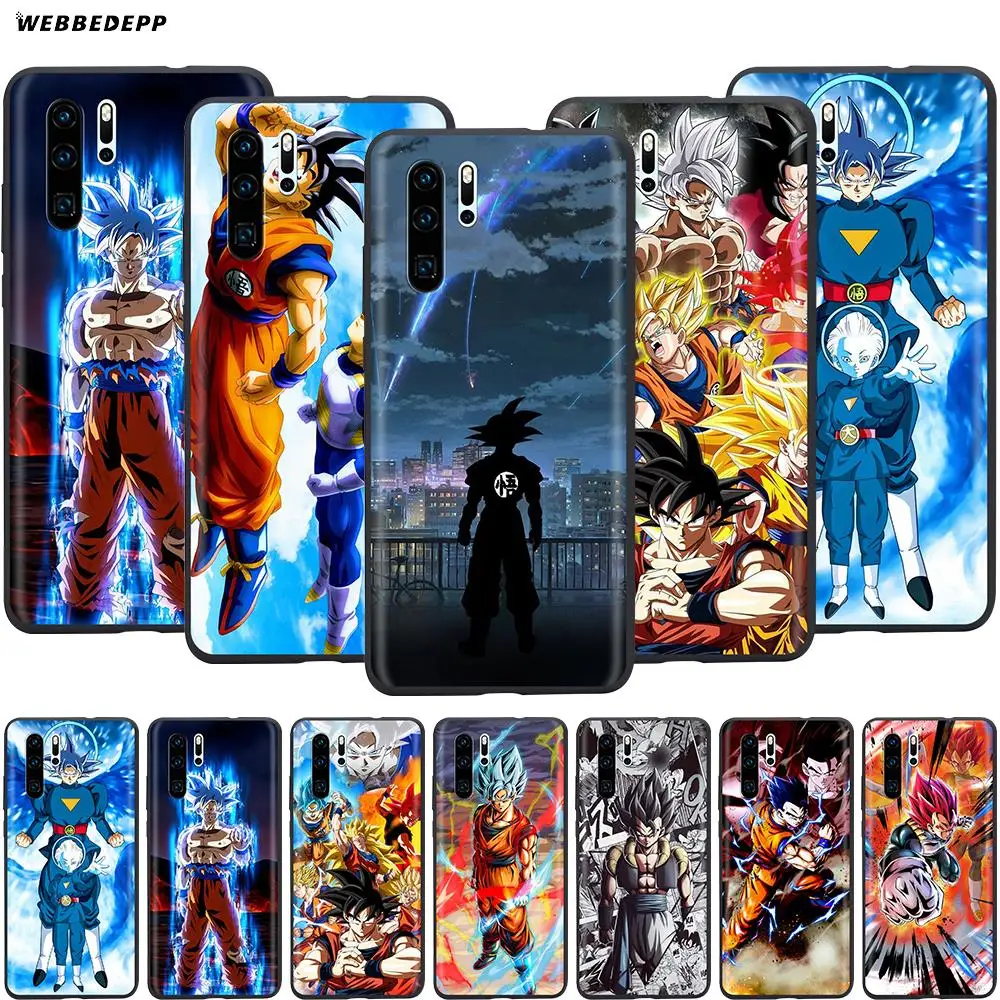 Webbedepp Dragon Ball Z Super DBZ Goku чехол для Huawei P8 P9 P10 P20 P30 Lite Pro P Smart Z Mini
