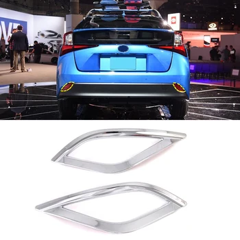 

Fit for Facelift Toyota Prius XW50 2019 2020 Car Styling ABS Rear Fog Light Lamp Decor Cover Trim 2pcs Auto Accessories