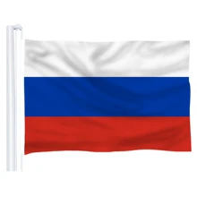 50 шт. флаг России 3'x5' футов русские флагманы 150х90см полиэстер 50 шт