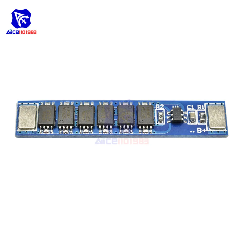 Плата защиты аккумулятора diymore 1S 5A 3MOS/10A 4MOS/15A 6MOS 3 7 V 18650 Li on литиевые BMS