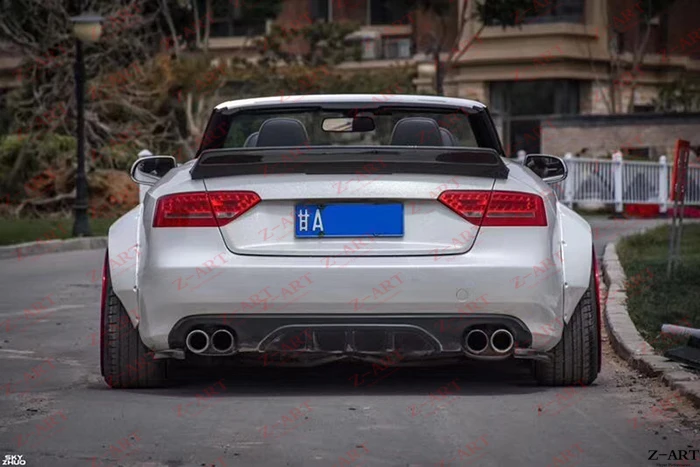 Z-ART wide aerokit для Audi A5 S5 2008-2012 комплект расширителей колесных арок ДЛЯ Audi A5 Coupe тюнинговый Комплект кузова для Audi A5 cabriolet набор для переделки кузова