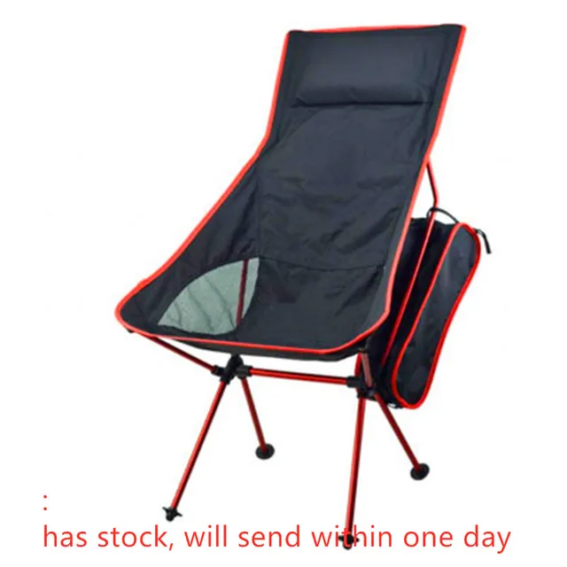 Light Moon Chair Lightweight Fishing Camping BBQ Chairs Folding Extended Hiking Seat Garden Ultralight Office Home Furniture 1