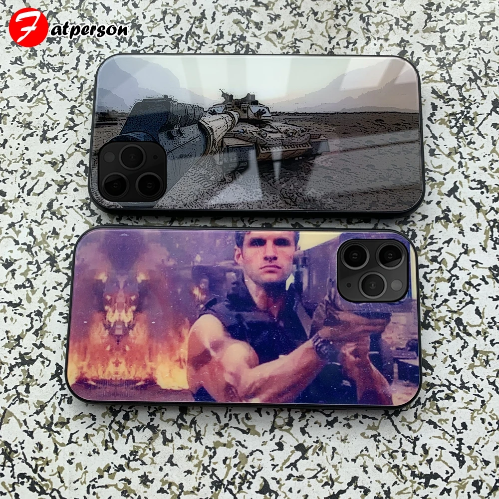 Arnold Fire Gun Command чехол для apple iphone 11 Pro max индивидуальный чехол из закаленного стекла для телефона для iphone 11 Pro Max