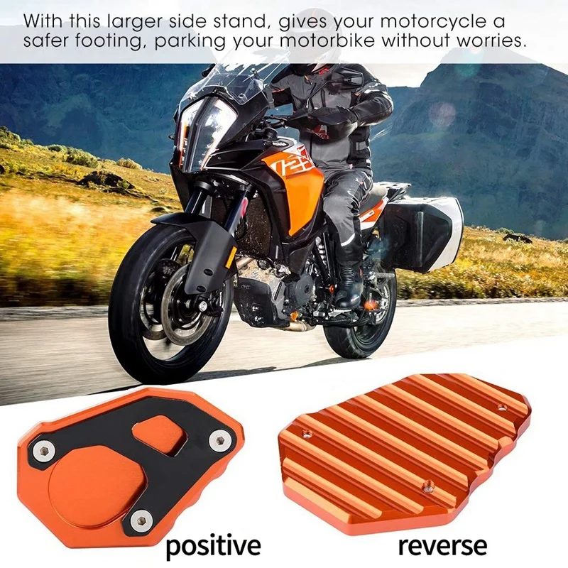 NewKickstand удар боковая стойка расширения пластина замещать для KTM 1050 1090 1190 1290 Приключения 2013