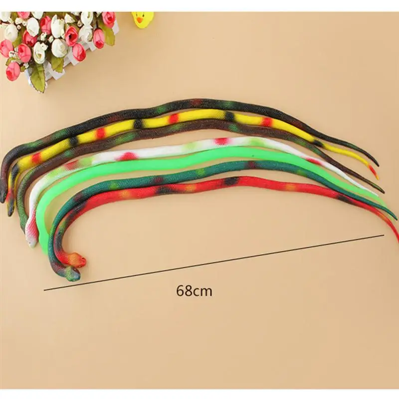 3 шт. резиновые змеи Экологичная сложная игрушка &quotЗмея&quot мягкая змея