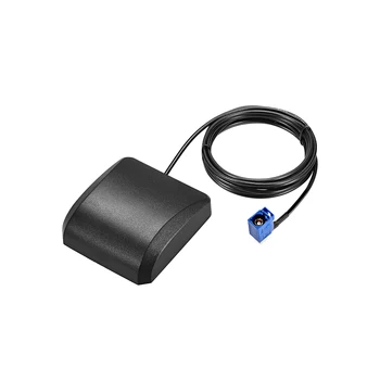 

uxcell GPS Active Antenna Compatible with GLONASS FAKRA-C Plug 90-Degree 42dB Aerial Connector Cable Magnetic Base 3M Wire L