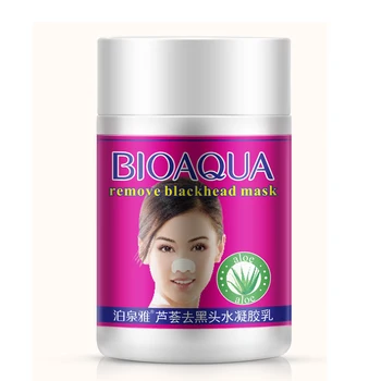 

BIOAQUA Skin Care Aloe Nose Mask Anti Acne Treatment Blackheads Skin Whitening Face Mask Black head Remover Deep Cleansing Pores