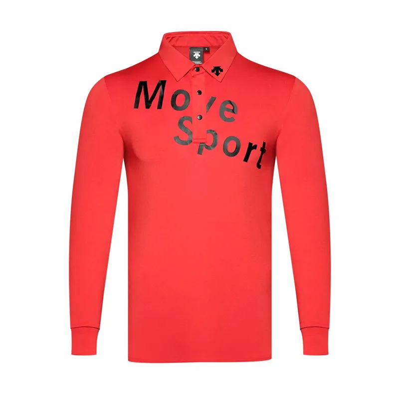 Qмужская спортивная одежда с длинным рукавом, одежда для гольфа, S-XXL на выбор, Повседневная рубашка для гольфа