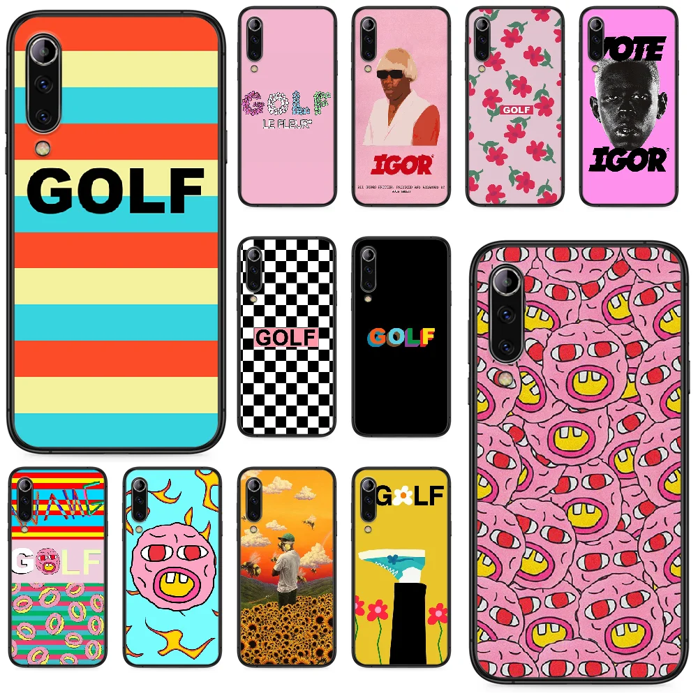 Чехол для телефона Xiaomi Mi 6 8 A1 Note3 A2 9 CC9 9T A3 MIX 2 2S 3 Lite SE Pro black golf wang Тайлер the creator flower boy |