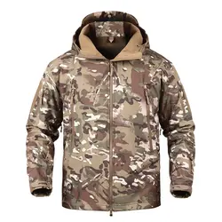 Мужская тактическая армейская наружная куртка водостойкая мягкая оболочка Боевая куртка охотничья куртка