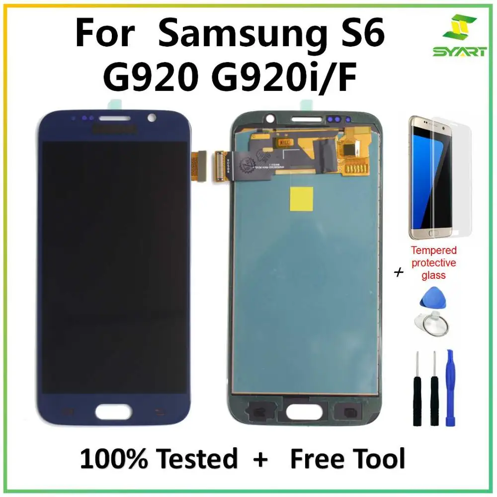 ЖК дисплей для Samsung Galaxy S6 G920 TFT сенсорный экран с цифровым преобразователем в