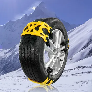 

Mini Plastic Winter Tyres wheels Snow Chains Anti-Skid Autocross Outdoor 6pcs Essential Accessories