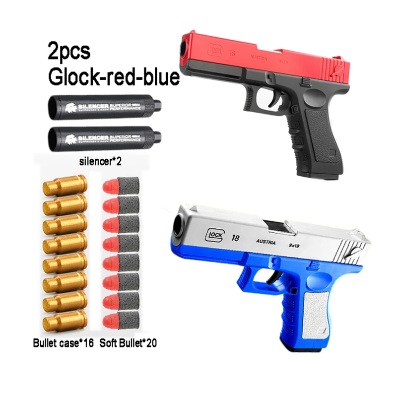 Pistolet Airsoft Glock M1911 2 Pieces Ensemble Balles Souples Jouet D Exterieur Cs Game Shell Pistolet De Poing Ejectant Cadeau D Anniversaire Pour Garcons Jouets Pistolets Aliexpress Pistolet Airsoft Glock M1911 2 Pieces Ensemble Balles Souples Jouet D Exterieur Cs Game Shell Pistolet De Poing Ejectant Cadeau D Anniversaire Pour Garcons Jouets Pistolets Aliexpress