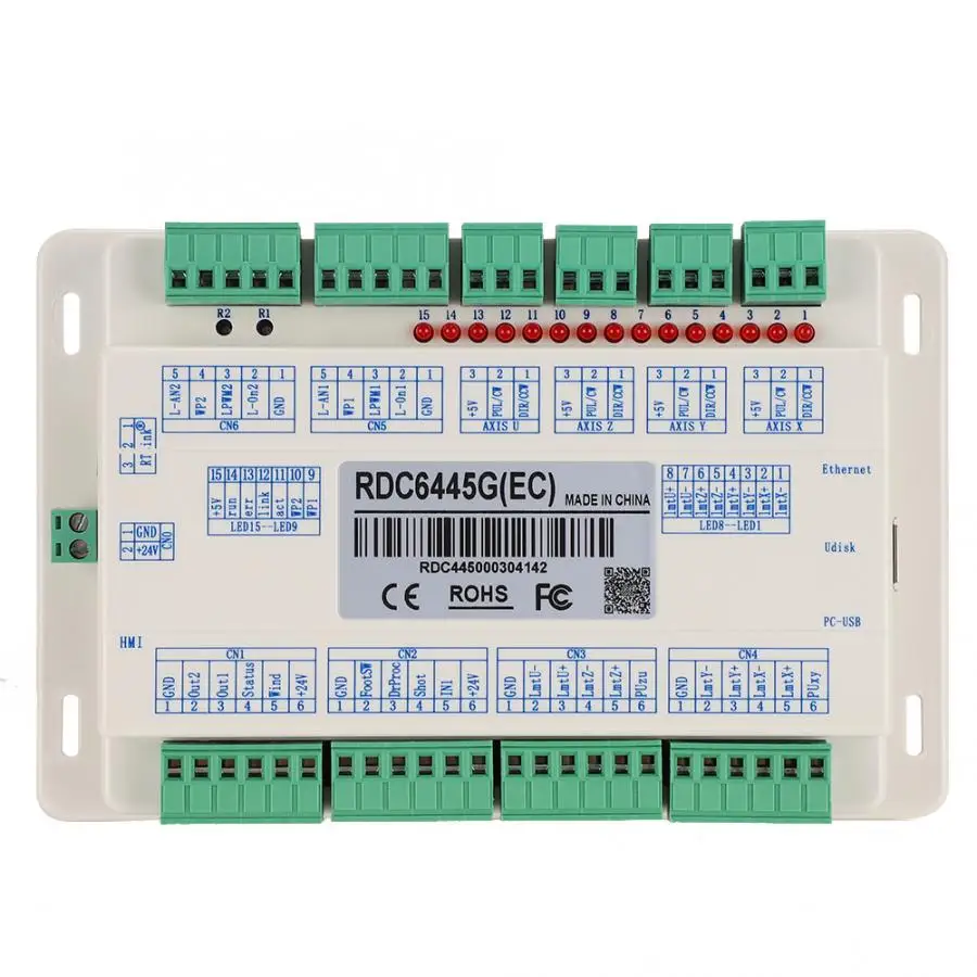 Cnc контрольный Лер RDC6445G контрольный Лер лазерный гравировальный станок ЧПУ фрезеровальный станок Контролер с 5in экранным управлением