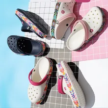 Sapatos de praia das mulheres arco-íris jardim sapatos antiderrapante sandálias menina slides sapatos de plataforma xadrez lolita sapatos cro zapatos de mujer