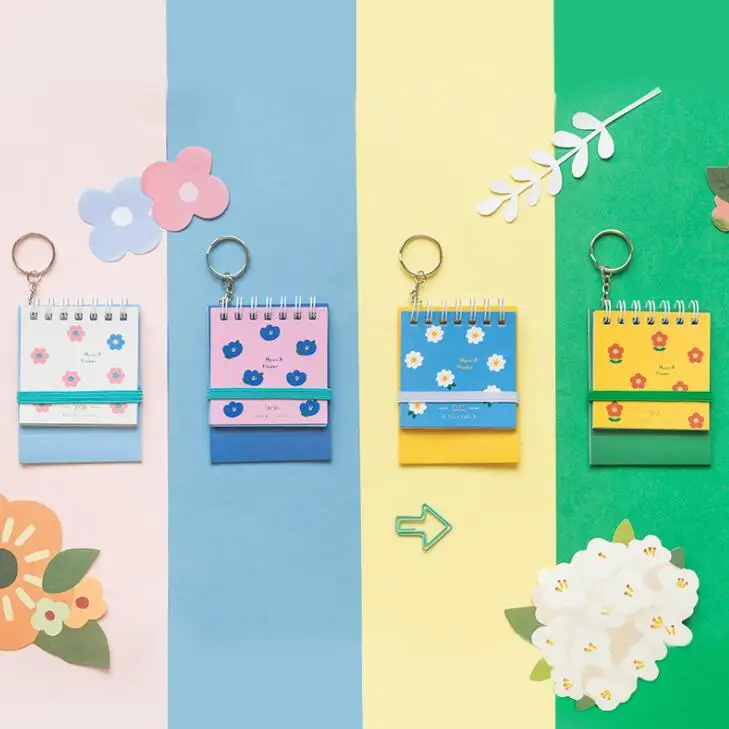 10~,12 Sharkbang Kawaii планета Карманный Брелок-календарь мини настольный календарь ежедневная школа планирования канцелярские принадлежности