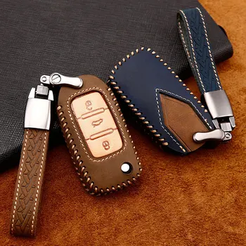

Car Key Case Holder Shell For Skoda Octavia A5 Kodiaq Yeti Rapid For VW B8 Passat T-ROC Golf 7 Touran Sportagen Tiguan Passat