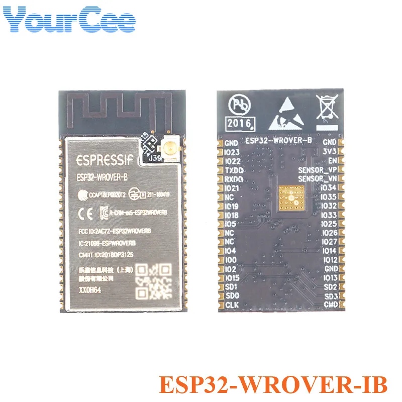 ESP32-WROVER-IB 4MB 8MB 16MB Flash Dual-core Wifi Wireless Bluetooth-compatible MCU Module ESP32 WROVER IB IOT | Электронные