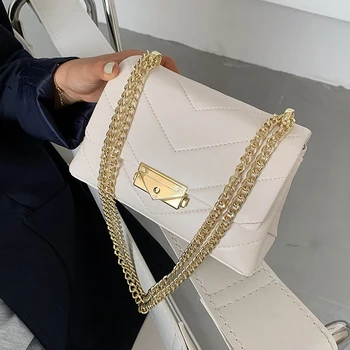 

High Sense Chain Shoulder Bags 2020 New Fashion Niche Design Messenger Bag Simple and Practical Small Square Bag Tote Bag gg bag