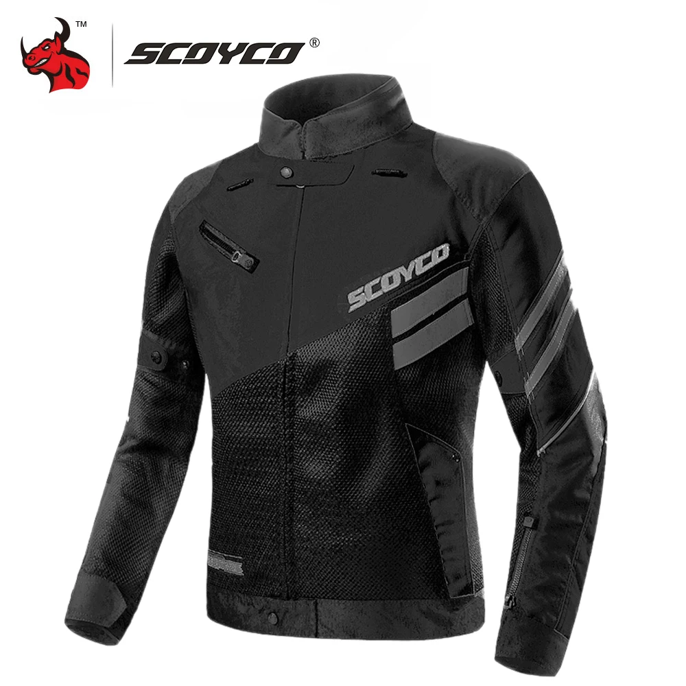 Мотоциклетная куртка SCOYCO летняя дышащая сетчатая мотоциклетная защитное
