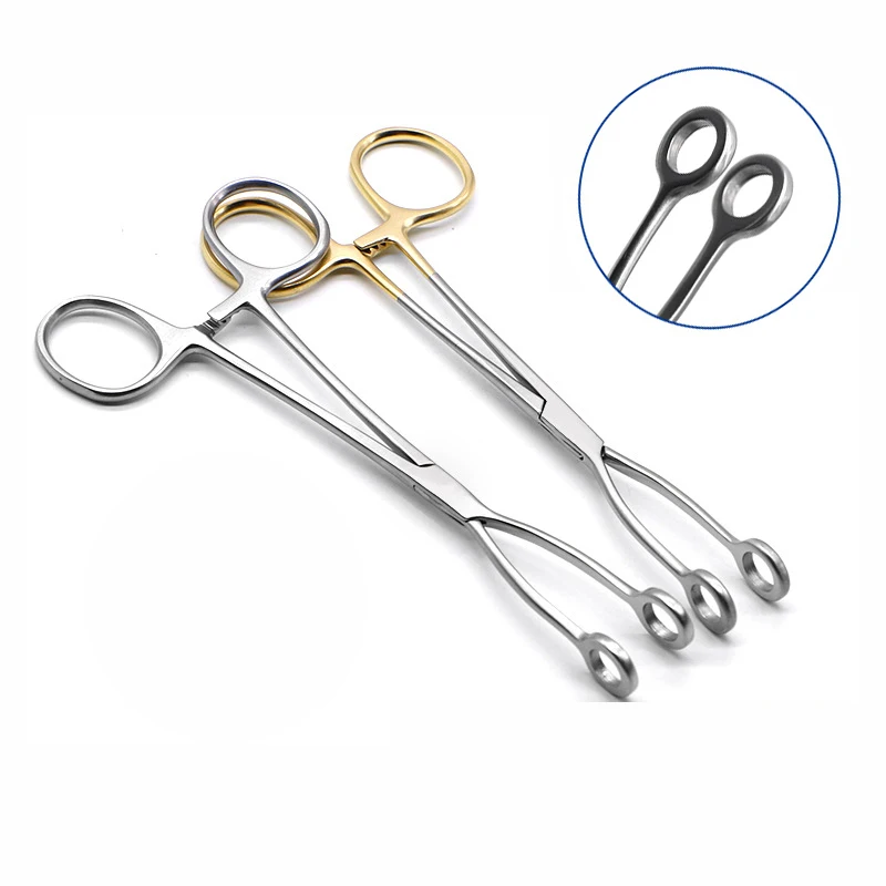 

Dimple clamp plastic surgery equipment surgical suture thread embedding positioning forceps tweezers
