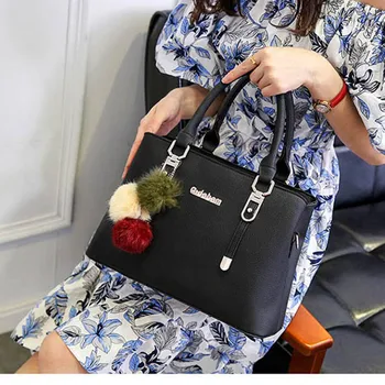 

2020 New Style Women's Fashion Handbag Messenger Bag Middle-aged Mommy Bag Women's Bag Women's Bag