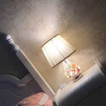 

Modern Dimmable Bedroom Table Lamp Fabric Lampshade Living Room Decor Bedside LED Lamp for Bedroom Desk Lamp Lamparas