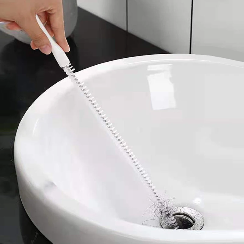 Bendable Pipe Dredge Sewer Hair Cleaner Wash Basin Cleaning Brush Water  Pipe Tool For Bathroom Cleaning Tools Household Products - AliExpress Home  & Garden