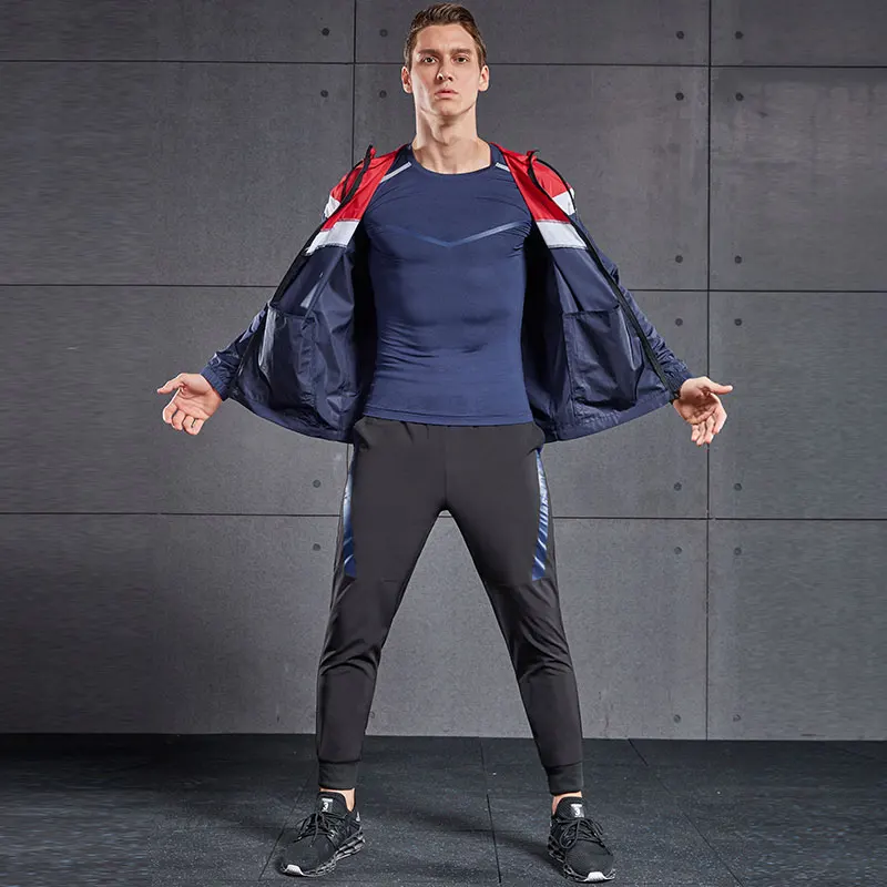 Vansydical мужские спортивные наборы для бега, спортивные костюмы для бега, спортивная одежда для занятий спортом, одежда для занятий спортом, 5 шт., для спортзала для игры в баскетбол