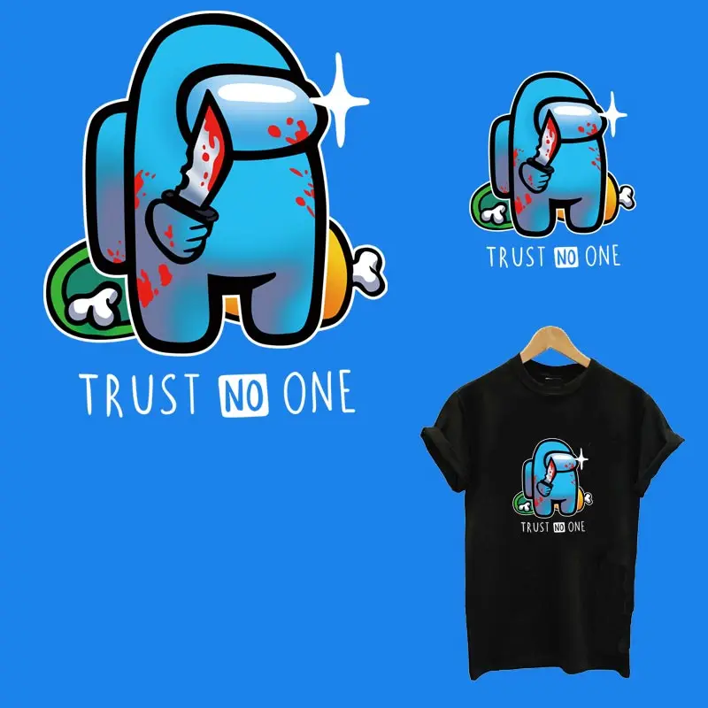 Cool Impostor Patches For Clothing DIY Heat Transfer Kid T-Shirt Hoodies Thermal Sticker Clothes Decoration Applique Patch | Дом и сад