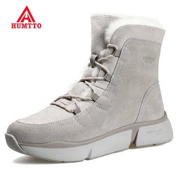 

HUMTTO Brand Waterproof Hiking Shoes Women Professional Outdoor Climbing Camping Woman Boots Leather Trekking Hunting Sneakers