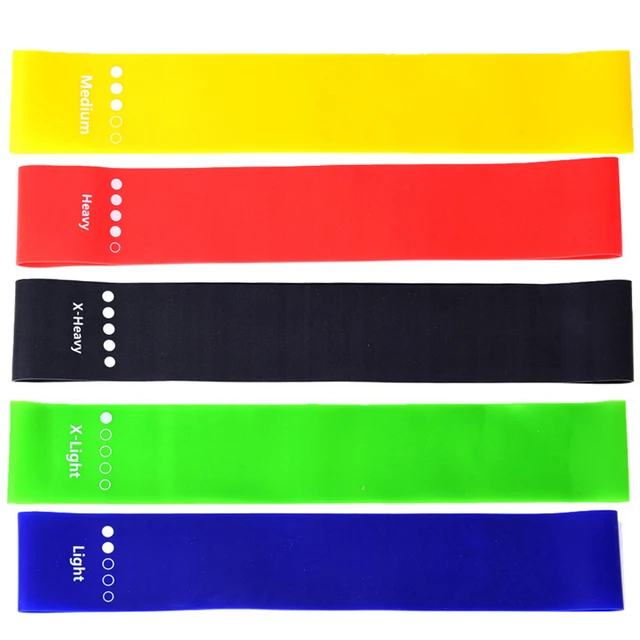 Elastic TPE Resistance Bands Pull Rope Lightweight Portable Yoga Workout Sport Butt Lift Tension Fitness Sports