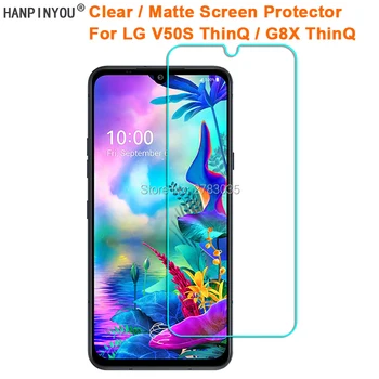 Перейти на Алиэкспресс и купить 3 шт для LG V50S ThinQ/G8X ThinQ 6,4 дюймпрозрачный глянцевый/антибликовый матовый протектор экрана Защитная пленка (не стекло)