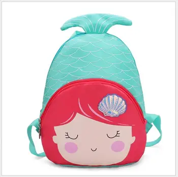 

Cartoon Cute Children Backpack Fish Tail Lovely Girls School Shoulder Bag Kids Schoolbag Cool Primary Children Bookbags