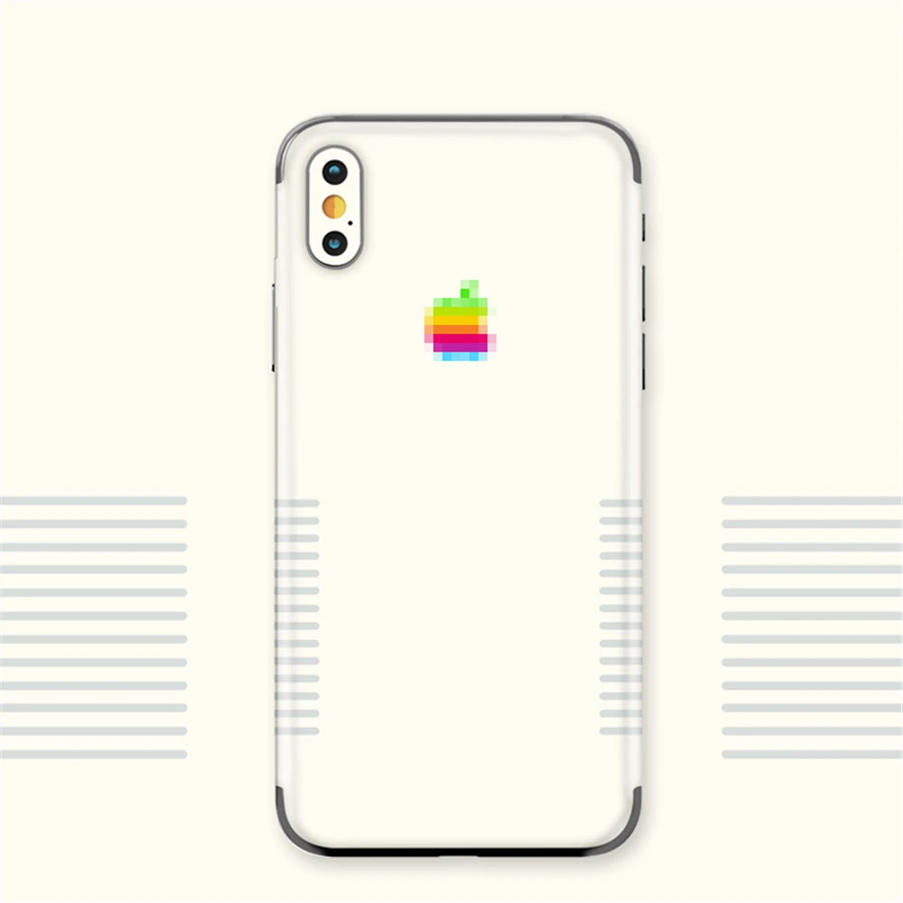 Ретро стиль классический элемент телефон оболочки обертывания для iPhone 11 Pro X XR Xs Max iPhone 7 8 Plus камера регистратор шаблон тонкий стикер