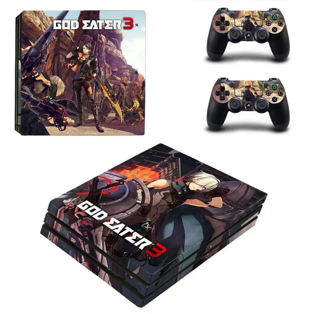 YSP4P-2244 PS4 Pro God Eater стикер s PS 4 Play станция 4 Pro виниловые наклейки на кожу Pegatinas для playstation 4 Pro консоль и контроллер - Цвет: YSP4P-2244